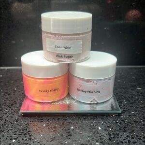 Set of Three Scented Soap Whips